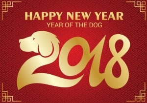 2018, year of the dog, happy new year, lunar new year, chinese new year, korean new year, Tet