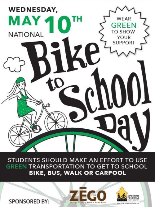 National Bike to School Day is May 10th! Kentfield Schools PTA